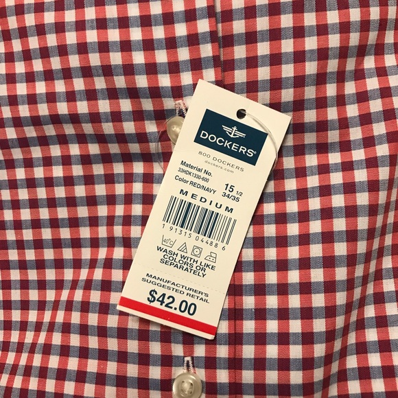 Dockers Cotton Blend Easy Care Dress Shirt - Picture 4 of 4